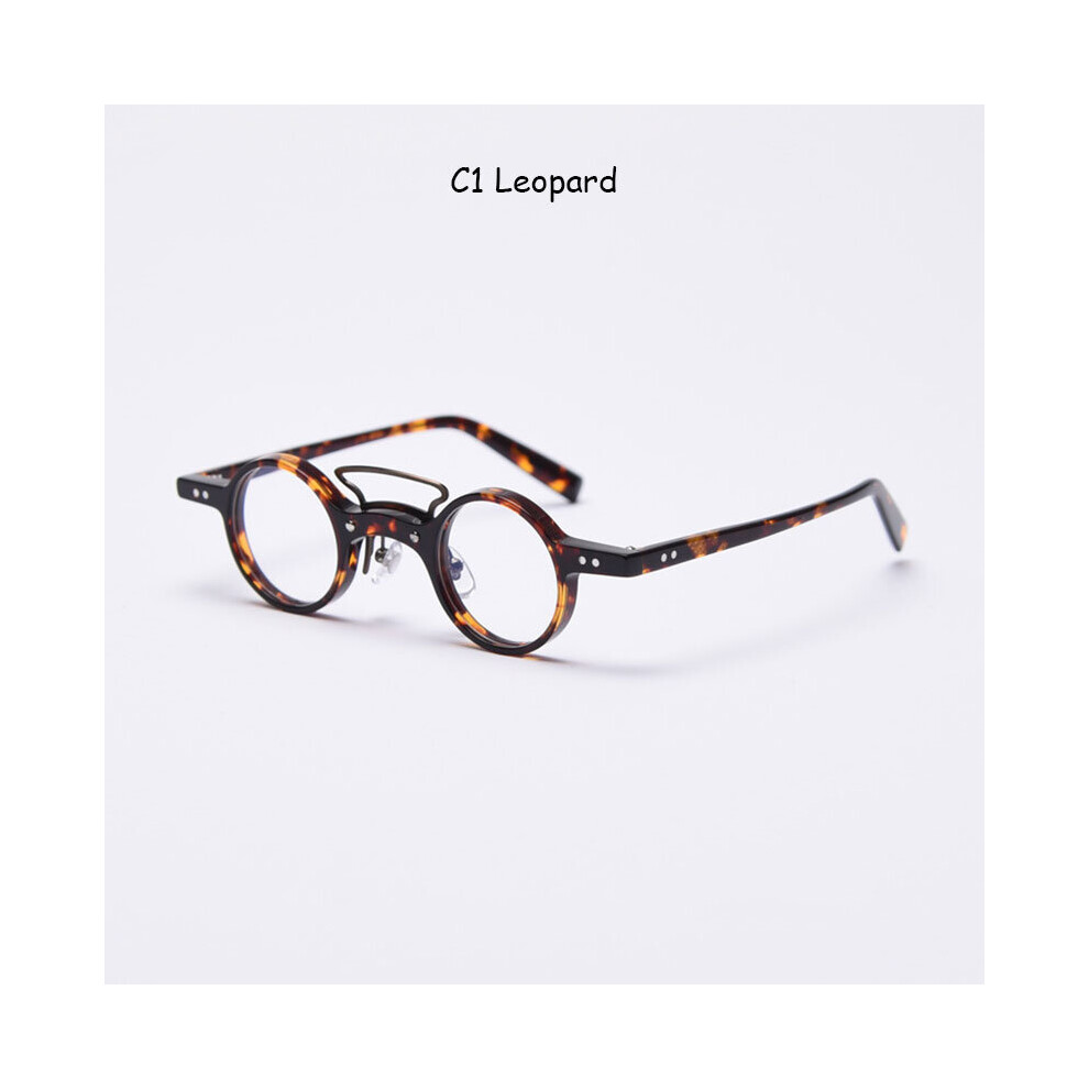Mimiyou Punk Acetate Round Eyewear Women Vintage Retro Men Computer Optical Glasses Myopia Eyeglasses Frame Oculos