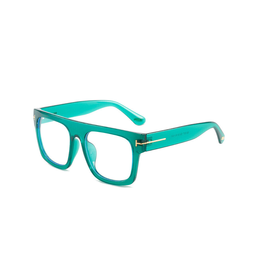 Multicoloured Photochromic Reading Glasses Oversized Square Leopard Print Women Eyeglasses Female Big Frame Computer Anti Light Eyewear