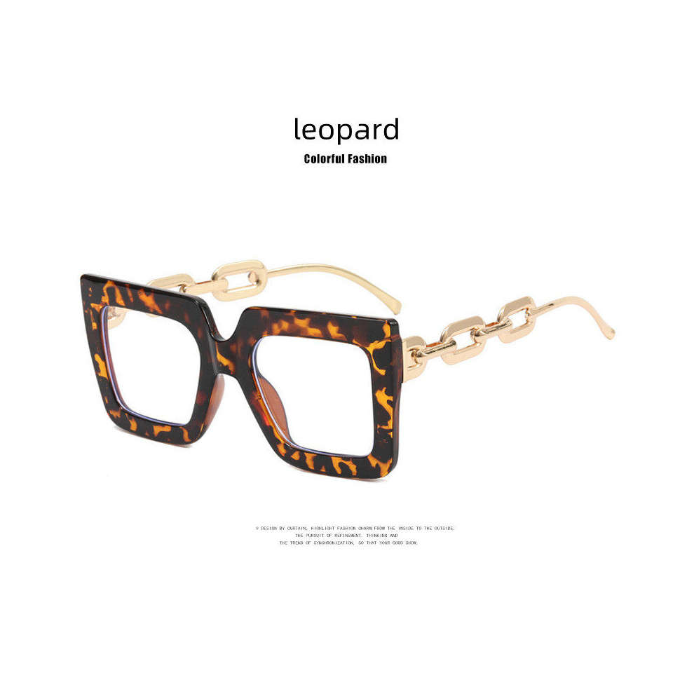 Multicoloured Big Frame Squre Alloy Women Light Blocking Computer Hyperopia Reading Glasses With Diopter +1.0 1.5 2.5 3.5