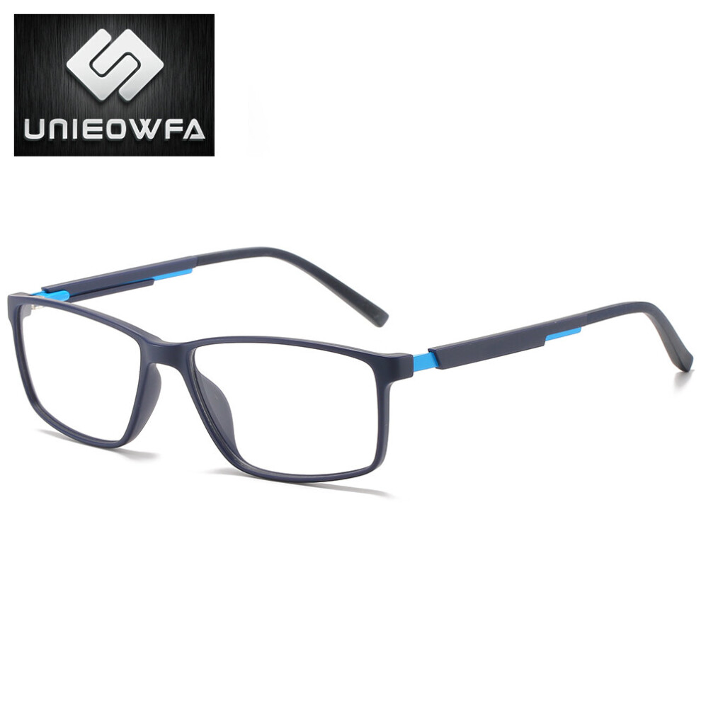 Optical Computer Glasses Frame Men Myopia Anti Light Blocking Eyeglasses Frame Prescription Clear Korea Gaming Eyewear TR90
