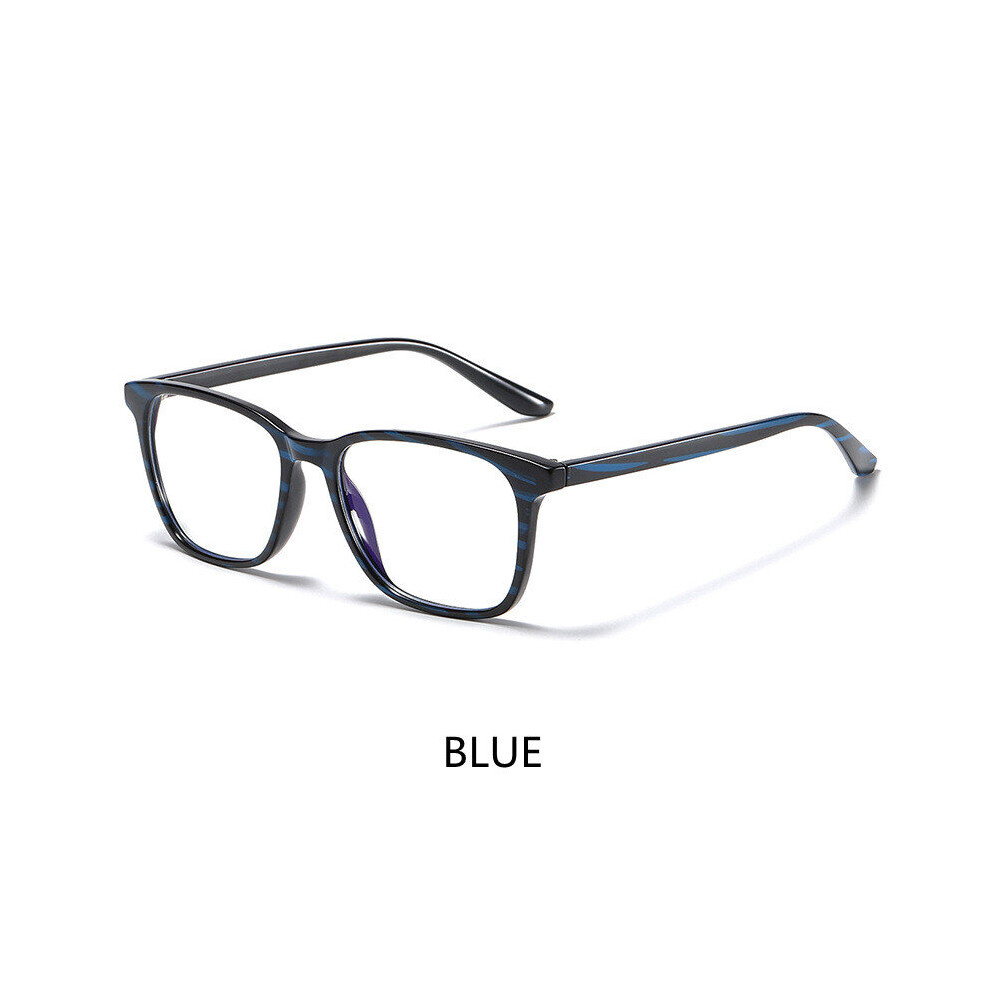 Light Blocking Reading Square Glasses Men Transparent Computer Eyeglasses Reading Magnifying Hyperopia Presbyopic Eyewear