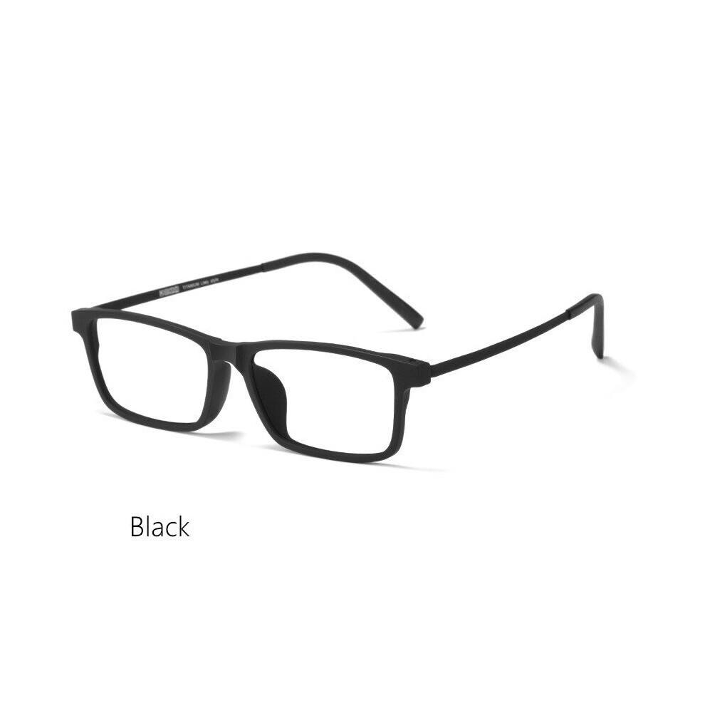 Multicoloured Men Pure Titanium Glasses Frame Tr90 Ultralight Myopia Hyperopia Glasses Female Large Frames For Prescription Spectacles 8836X
