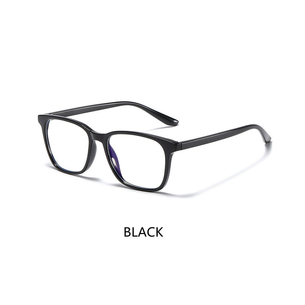 Light Blocking Reading Square Glasses Men Transparent Computer Eyeglasses Reading Magnifying Hyperopia Presbyopic Eyewear