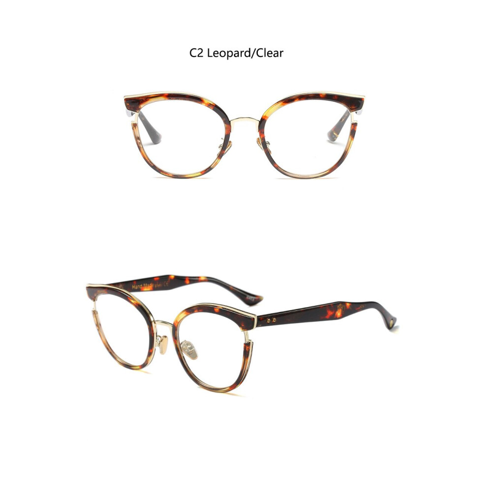 Ultralight Anti Light Reading Glasses Women Men Big Frame Round Farsightedness Eyeglasses Prescription Eyewear +2