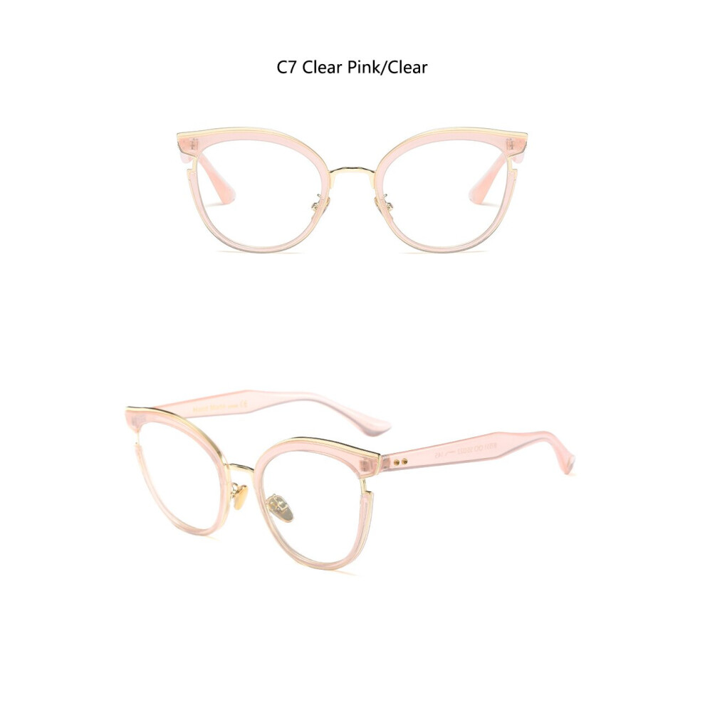 Ultralight Anti Light Reading Glasses Women Men Big Frame Round Farsightedness Eyeglasses Prescription Eyewear +2