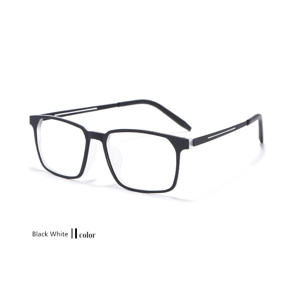Multicoloured Ultra-Light Pure Titanium Optical Eyewear Square Big Face Tr90 Prescription Eyeglasses Frame Men 8878