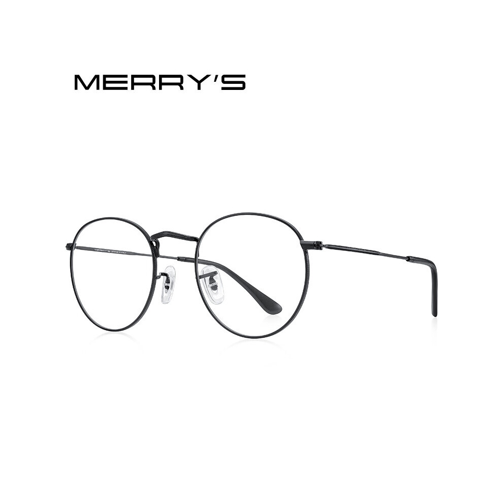 Multicoloured Merrys Classic Retro Oval Glasses Frames For Men Women Ultralight Myopia Prescription Eyeglasses S8808