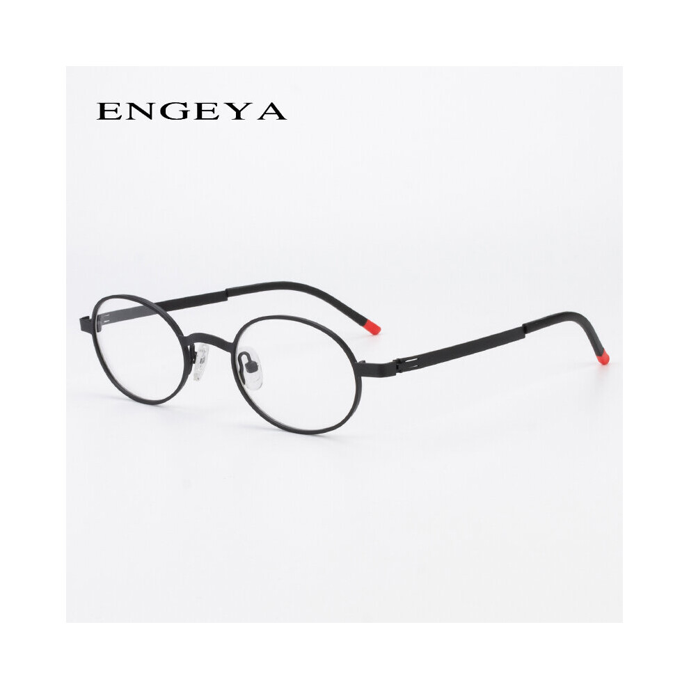 Round Metal Frame Glasses Men Women Retro Optical Myopia Eyeglasses Frame Eyewear Unique HingeSuper Light 5 Colors #8041-image-OPC-PBR8ZY6-NEW
