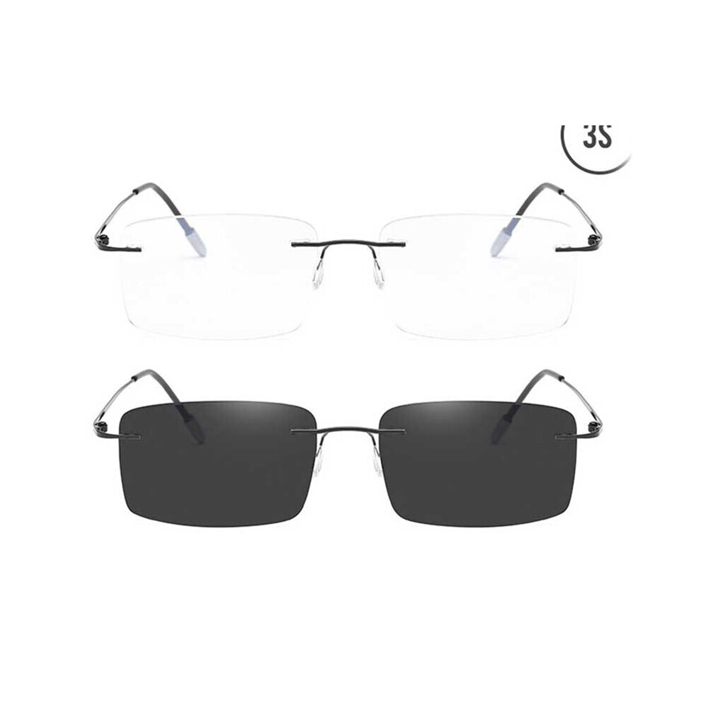 Multicoloured Photochromism Progressive Multifocal Reading Glasses Men Business Reading Glasses Women Anti-Blue Presbyopic Glasses