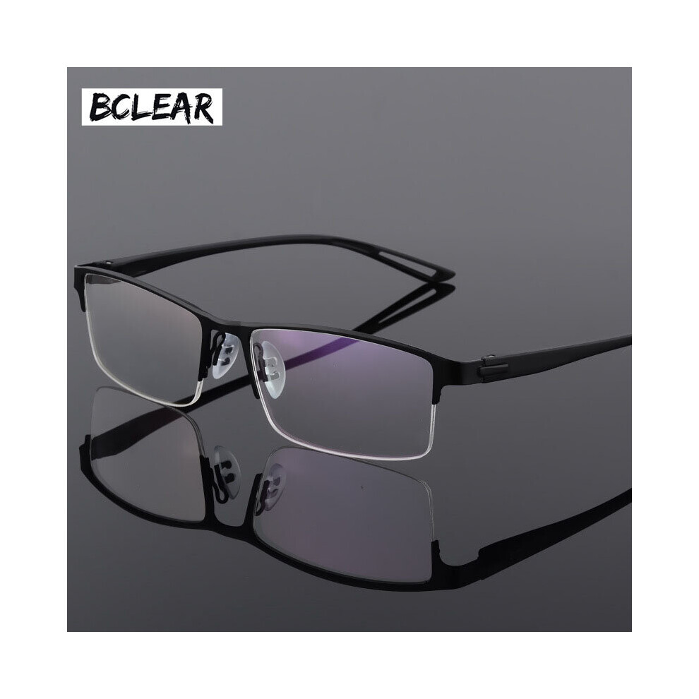 Multicoloured Tr90 Titanium Alloy Glasses Frame Men Semi Rimless Square Eye Glass Prescription Eyeglasses Myopia Optical Frames Eyewear