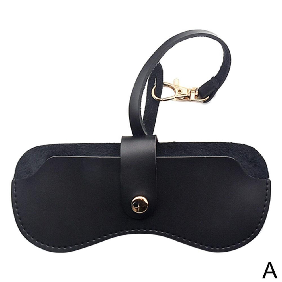 High Portable PU Leather Snap Glasses Case Glasses Container Cover Ultra-thin Glasses Case Unglasses Eye Box Storage
