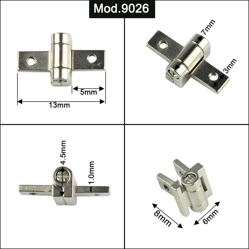 20Pcs 7Mm Or 8Mm Width Optical Spectacle High Nickel Eyeglasses Hinge Screws Plastic Eyewear Glasses Repairing Accessory 885659131653