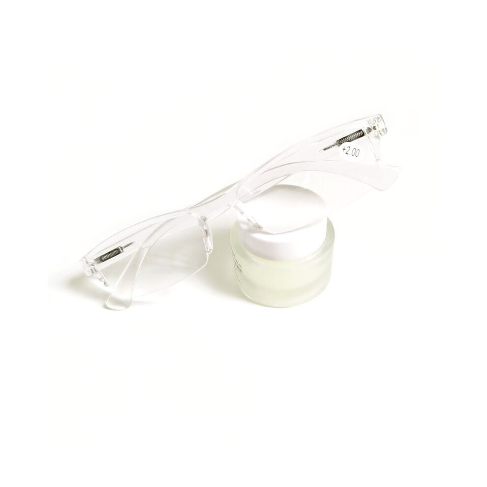 Multicoloured Men Women Transparent Frameless Resin Reading Glasses Diopter Presbyopia Spectacles Gafas De Lectura 1.0 2.0 2.5 3.0 3.5 4.0 016