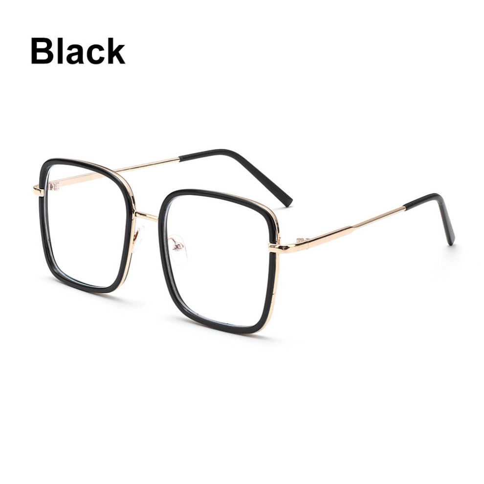 Multicoloured Square Light Blocking Glasses Man And Women Oversized Optical Eyeglasses Vision Spectacles Big Frame Computer Eyewear