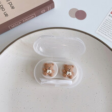 Lovely Warm Cat Paw Lens Case Women Cartoon Lens Container Portable Travel Set Eye Lenses Storage Box