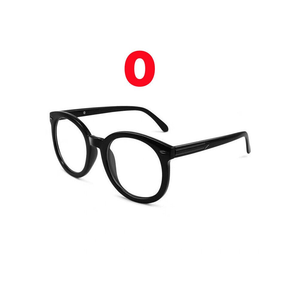 Multicoloured Oversized Myopia Glasses Men Women Round Frame Short-Sighted Eyeglasses Optical Spectacle Eyewear Diopter -0.5 To -6.0