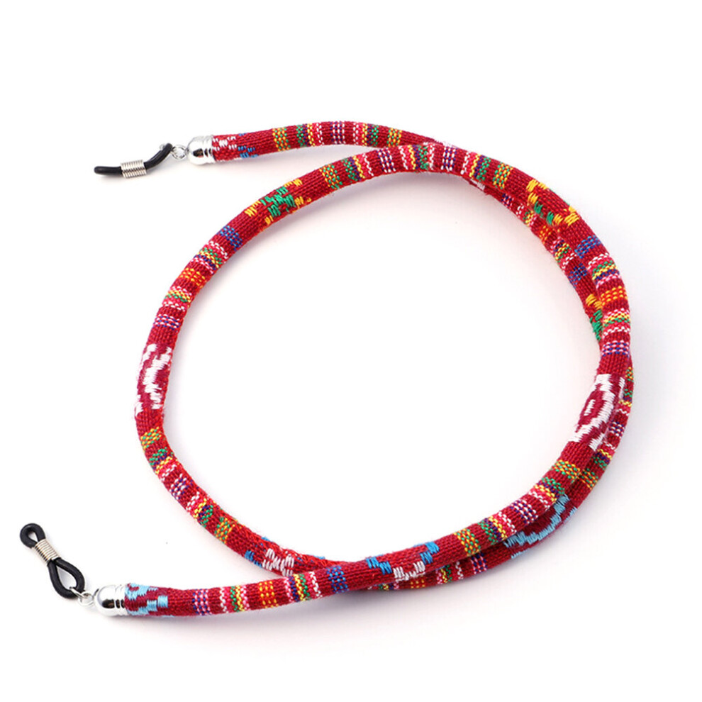 Ethnic Rope Glasses Sunglasses Cotton Neck String Cord Retainer Strap Eyewear Lanyard Holder High-End Ethnic Rope Glasses Chains