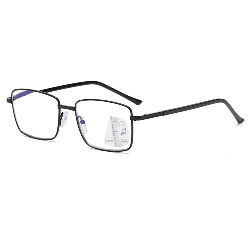 Multicoloured Metal Progressive Multifocal Reading Glasses Anti Light Reading Glasses Presbyopia Glasses Computer Goggles Vision Diopter
