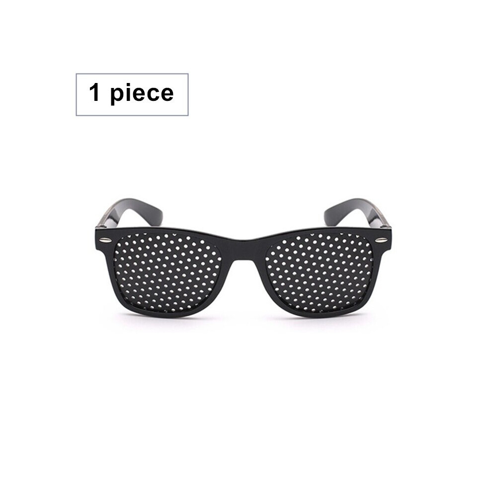 Multicoloured Anti Fatigue Pinhole Glasses Small Hole Goggles Protective Eyesight Corrected Spectacles Correction Strabismus Anti Myopic F110