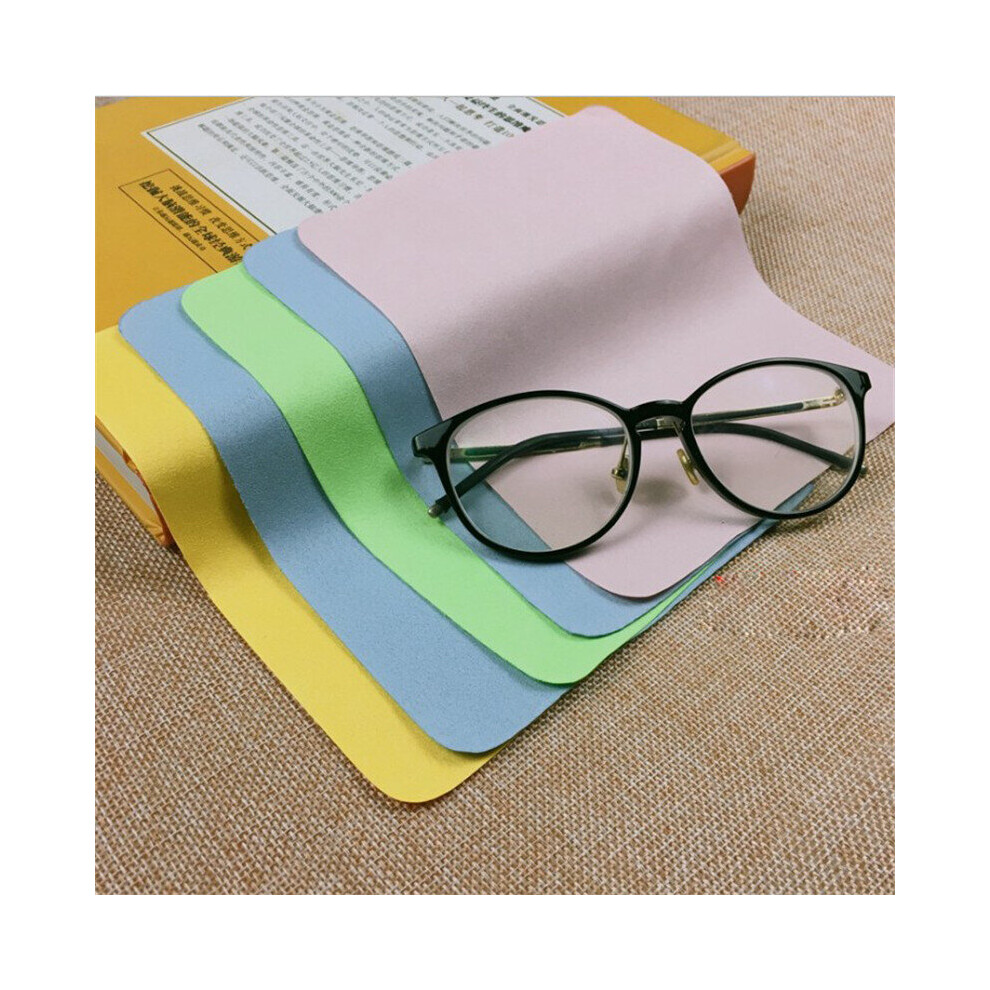 Multicoloured 5Pcs Cleaner Clean Glasses Lens Cloth Wipes For Sunglasses Microfiber Eyeglass Cleaning Cloth For Camera Computer Random
