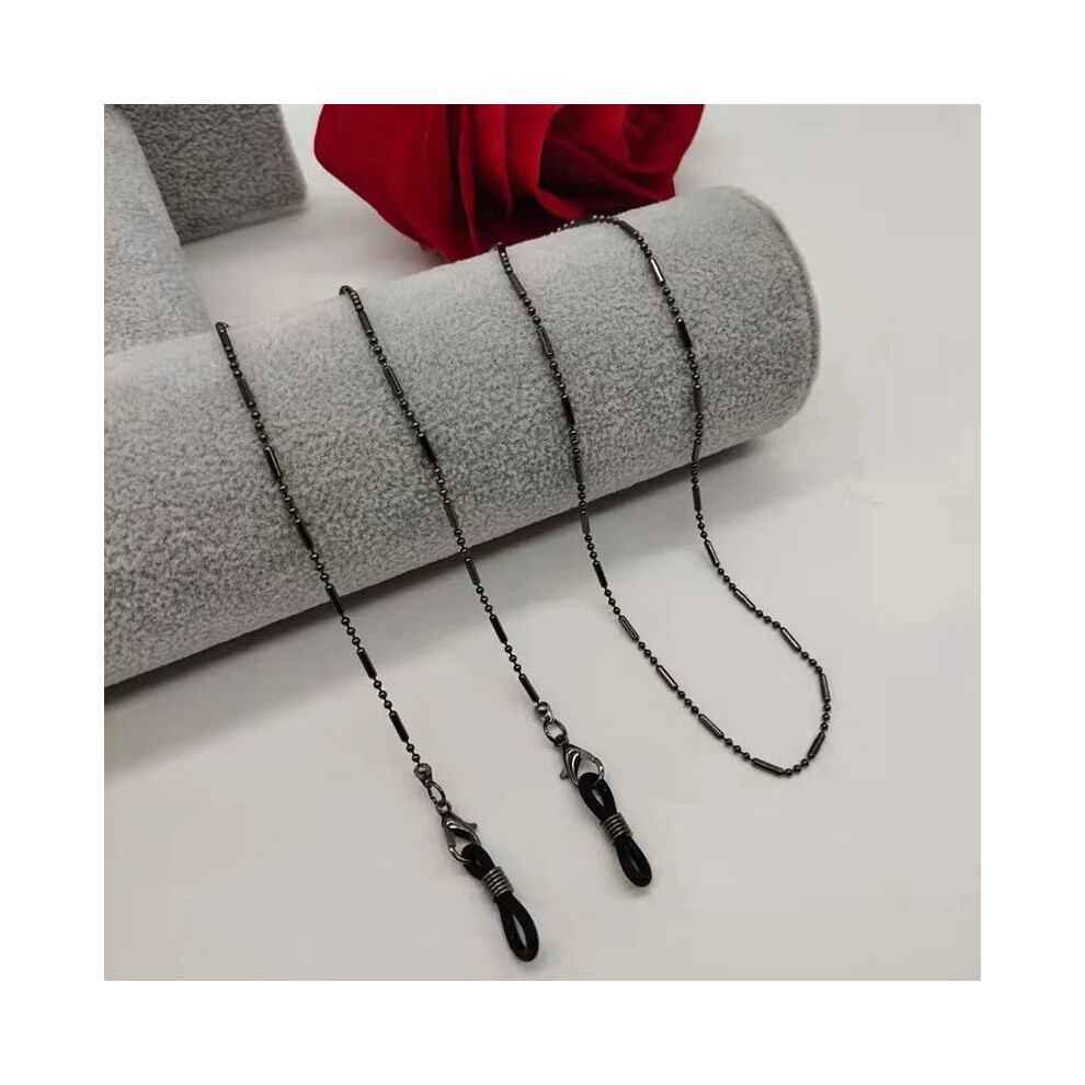 Woman Sunglasses Chain Cylinder Bead Chain Anti-Falling Glasses Eyeglasses Cord Necklace
