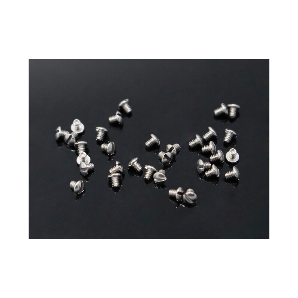 200Pcs Size 2.5X1.4x1.5-8.5Mm Eyeglasses Glasses Hinge Screws Slotted Head 885659135132