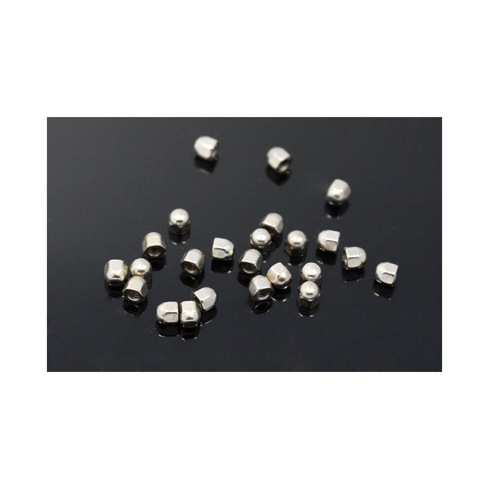 200Pcs Size 1.2X2.5mm 1.4X2.5mm Metal Eyeglasses Glasses Screw Nuts Cap Optical Accessories 885659135156