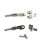 10sets 6mm Width Eyeglasses Hinge With Thinckness 1.8mm Spring Insert Glasses Repair Accessory Tool 2