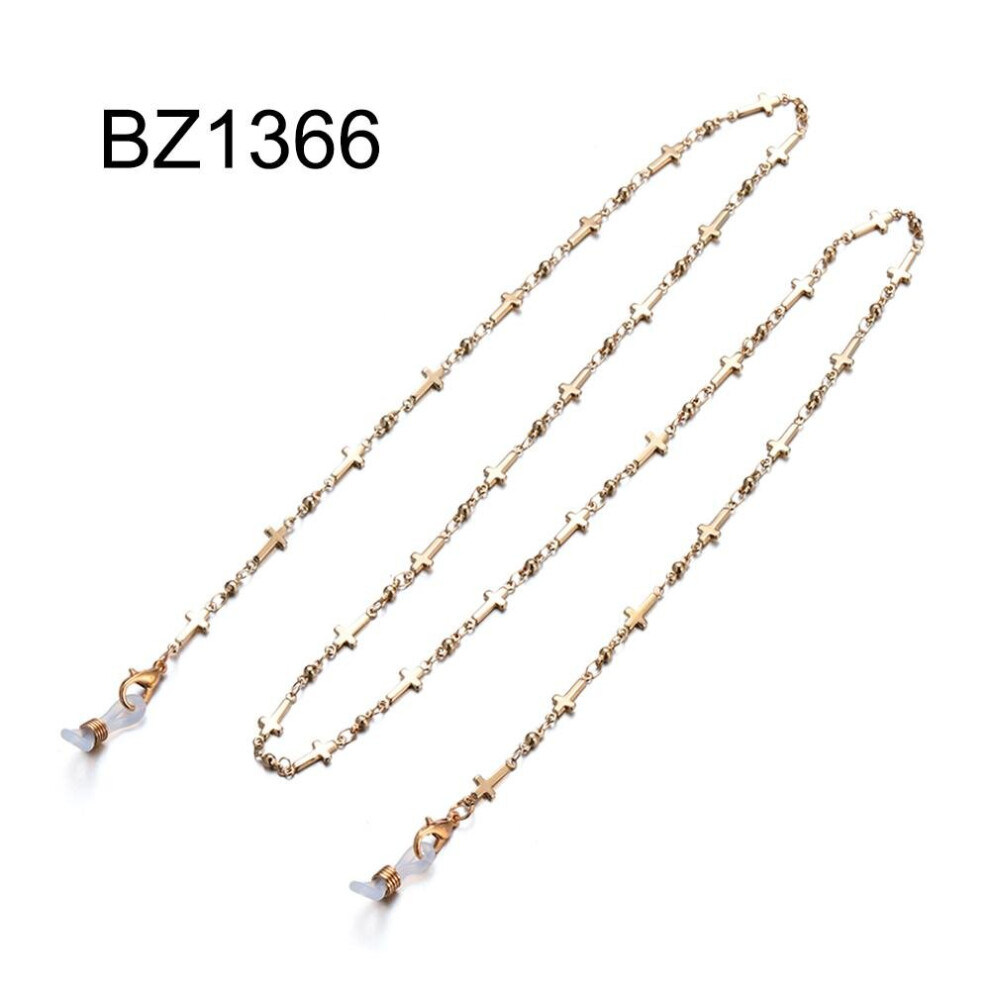 Sunglasses Chains Necklace Crystal Beadeds Eyeglass Cords Holder Non-slip Reading Glasses Retainer Lanyard Strap