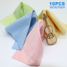 10PCS Microfiber Reading Glasses Cleaner Cloth Wipes Random Cleaning Cloth For Glasses Lens Phone Screen Cleaning Clothes