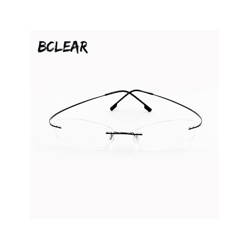 Multicoloured Latest Memory Titanium Alloy Eyeglass Optical Frames Selling Rimless Eyeglasses Women Cat Eye Glasses