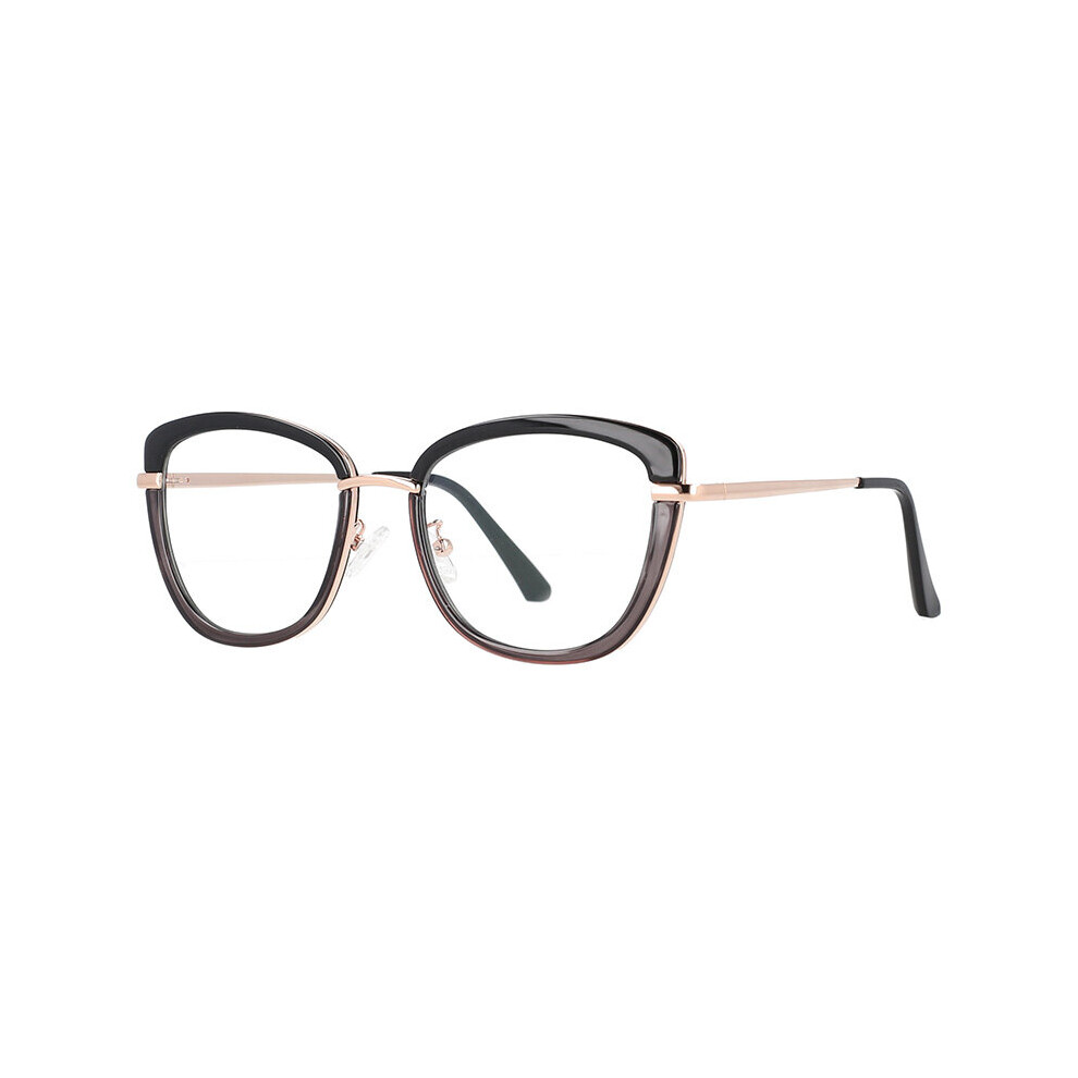 53041 Cat Eye Anti Light Optical Glasses Frames Spring Leg Women TR90 Computer Eyeglasses