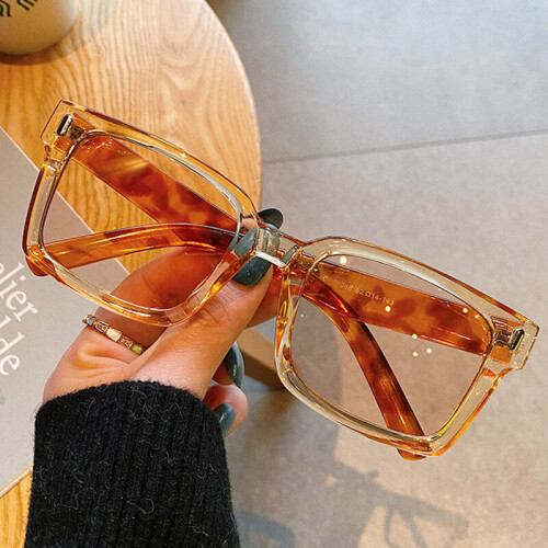 Vintage Small Square Orange Sunglasses For Women Rivet Gradient Sun Glasses  Men Brown Hip Hop Eyewear on OnBuy