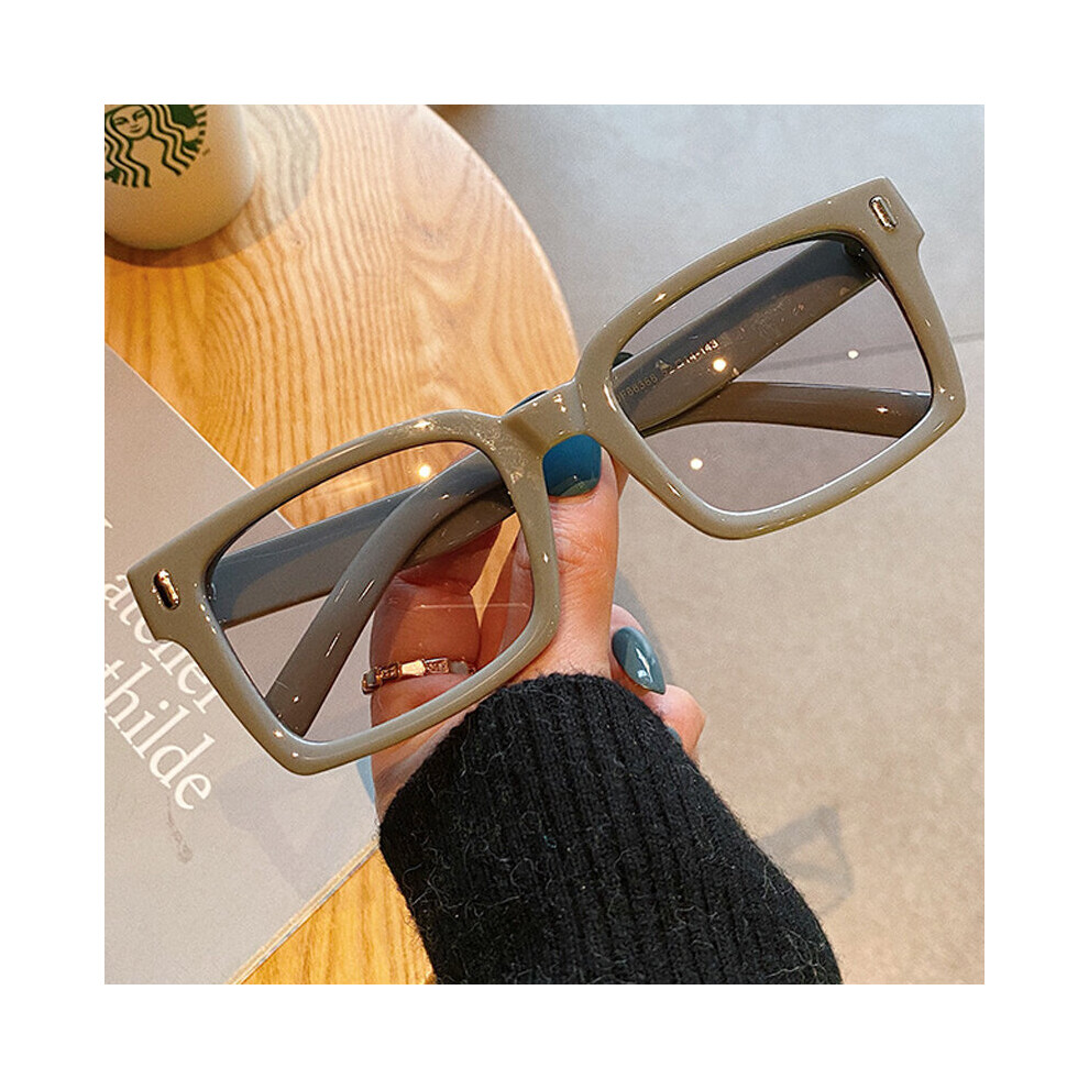 Vintage Small Square Orange Sunglasses For Women Rivet Gradient Sun Glasses  Men Brown Hip Hop Eyewear on OnBuy