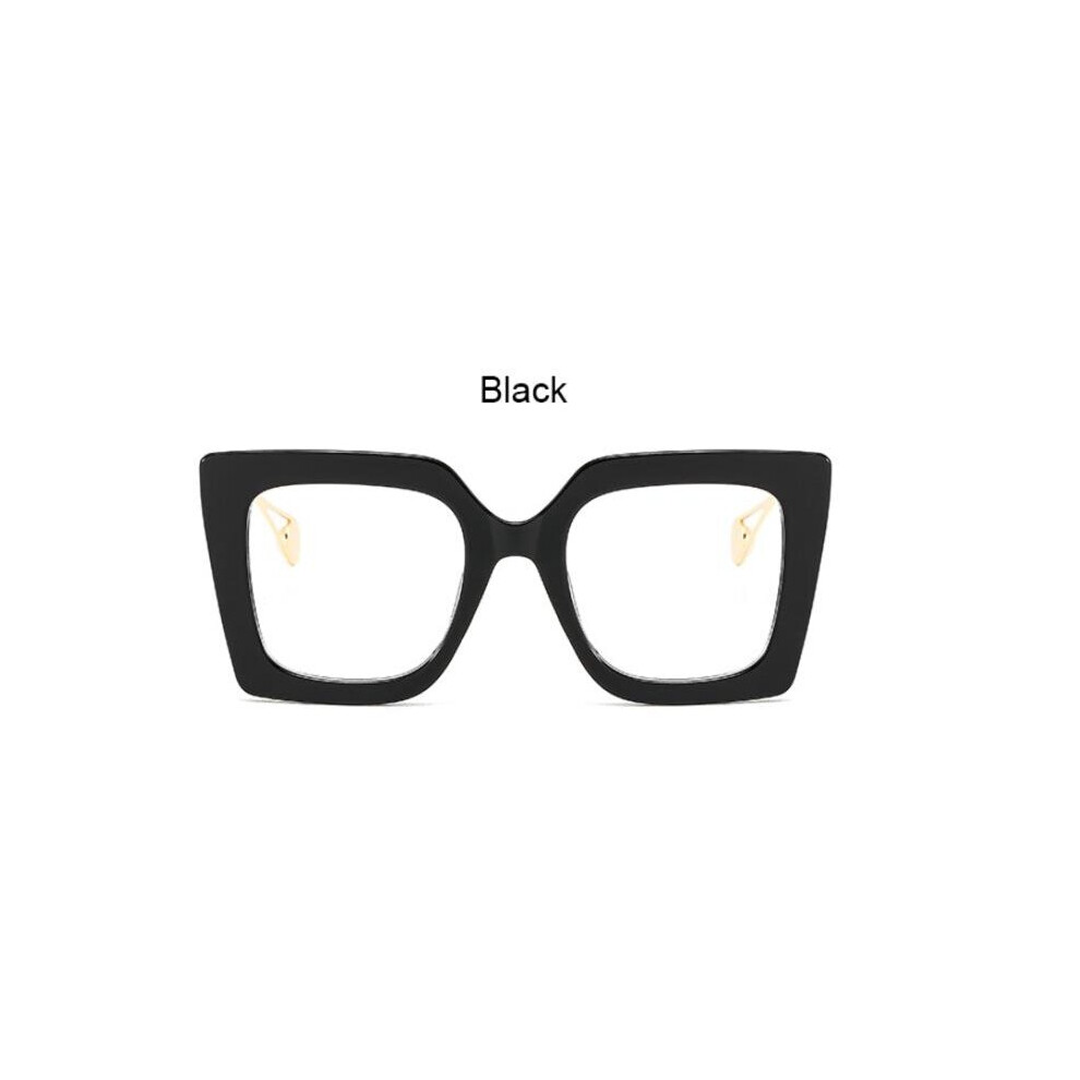 Colorful Oversized Square Optical Eyeglasses Frames Vintage Transparent Clear Lens Reading Myopia Prescription Glasses Frame