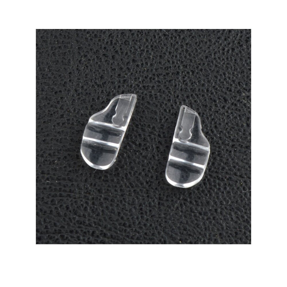 Clear 10Pairs(20Pcs) Pvc Eyeglass Nose Pads Glasses Holds Nose Pad Insert Eyewear Nose Pad