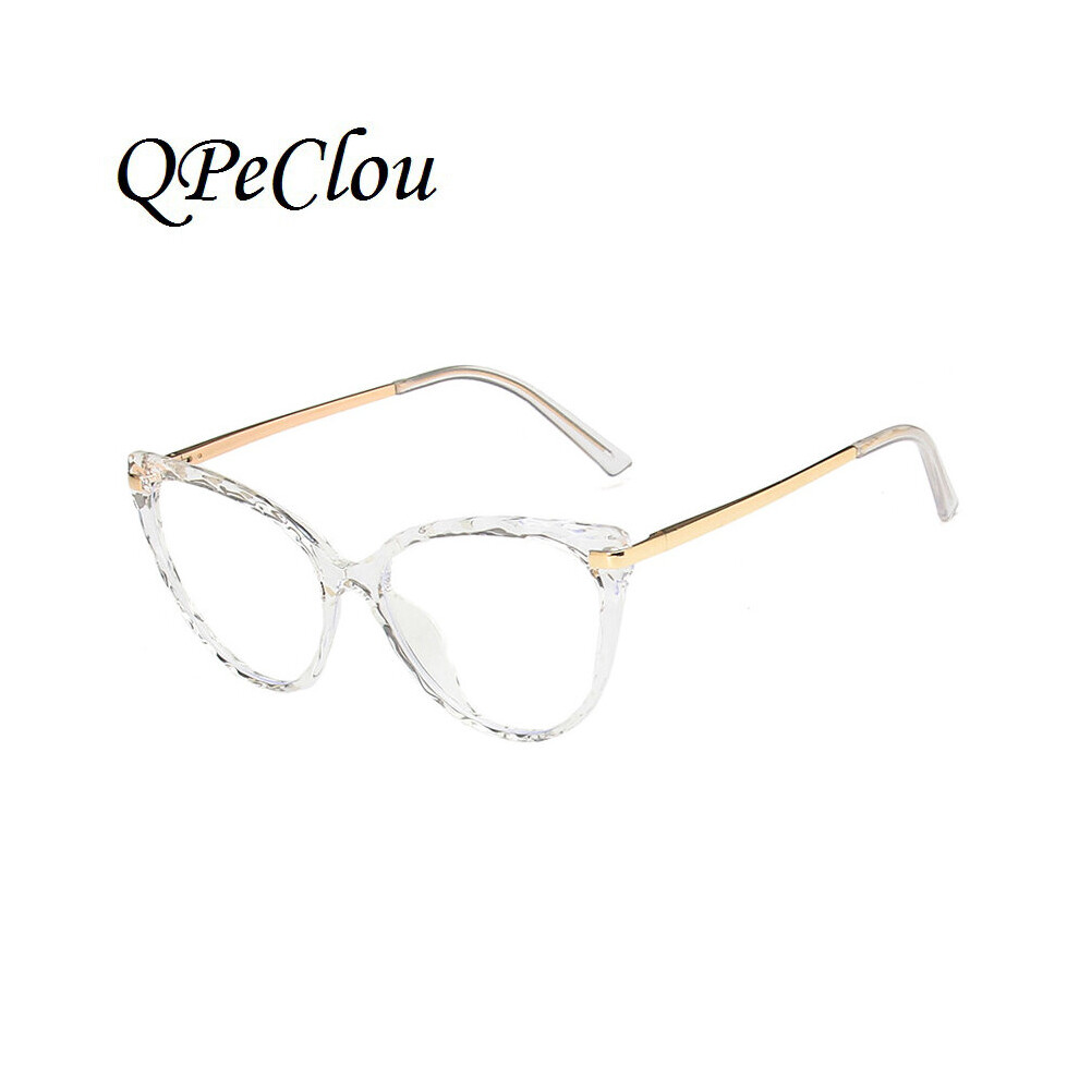 Sexy Optical Cat Eye Glasses Frame Women Vintage Computer Transparent Eyeglasses Female Spectacles Oculos Feminino-image-OPC-PBR97VW-NEW