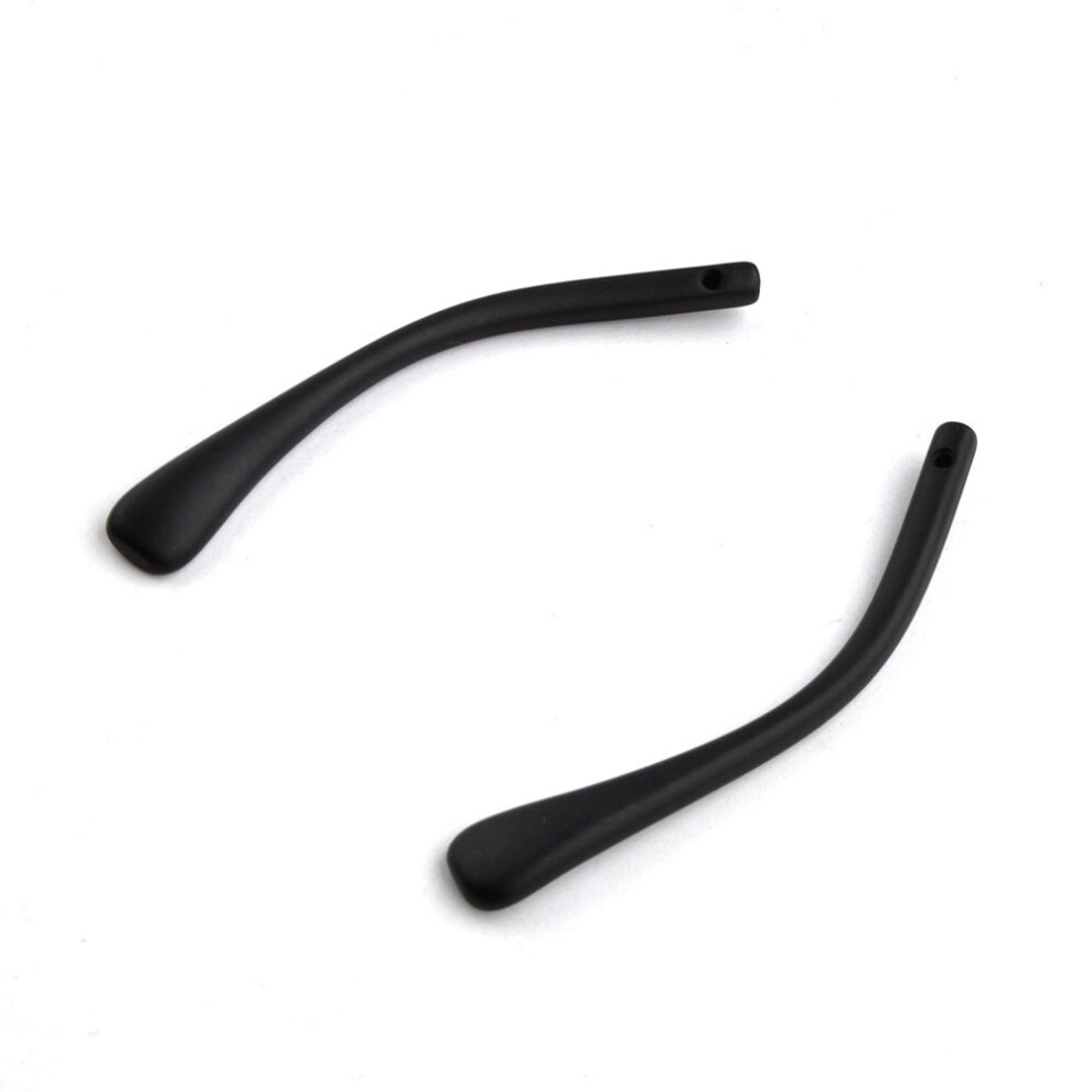Multicoloured 10Pairs(20Pcs) Antislip Plastic Temple Tips With Screw Hole For Metal Temple Glasses Eyewear Temple Tips Eyeglasses Temple