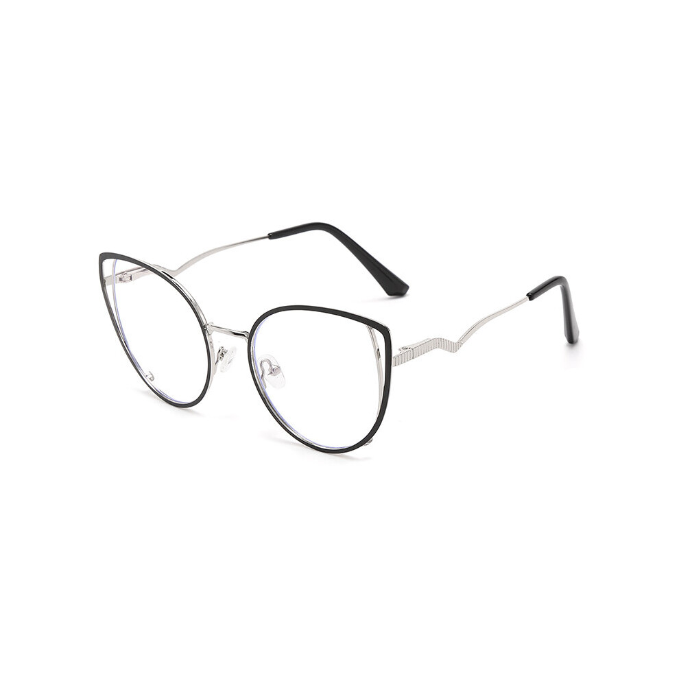 Cat Eye Eyeglasses Women Computer Optical Spectacle Frame Anti-Blue Light Rays Transparent Glasses Female Clear Lens-image-OPC-PBR967K-NEW