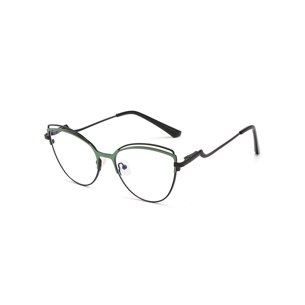 Multicoloured Cat Eye Eyeglasses Women Computer Optical Spectacle Frame Anti-Blue Light Rays Transparent Glasses Female Clear Lens