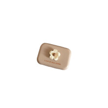 Style Milk Tea Tweezers Lenses Case for Women Portable Lens Box Container Travel Lenses Case