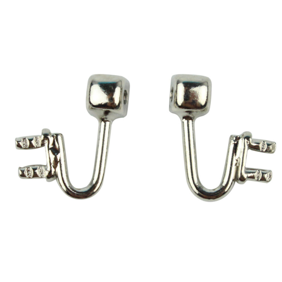 20pcs(10pairs) Eyeglasses Nose Pads Arm Stainless Steel Nose Pad Holder Glasses Repair Accessories