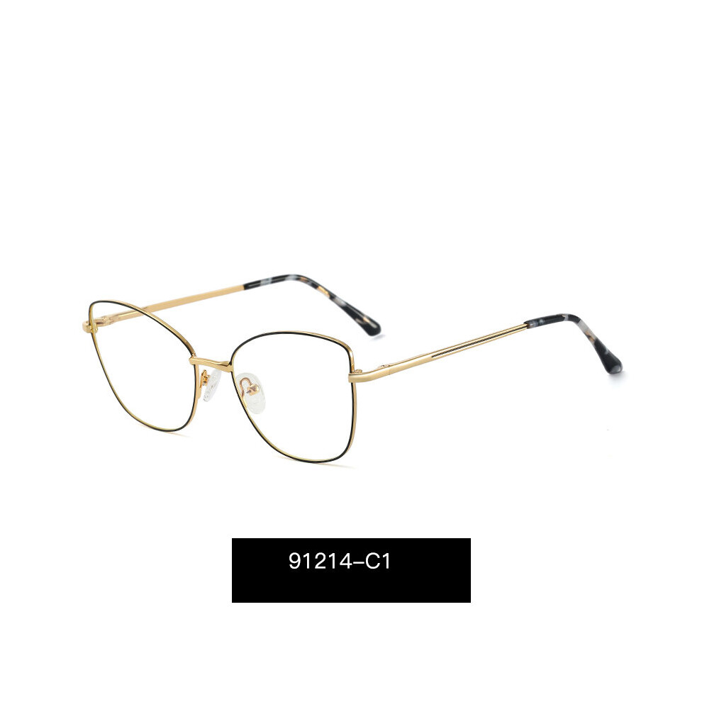 Light Blocking Glasses Women Square Myopia Optics Eyeglasses Frame Transparent Computer Prescription Eyewear-image-OPC-PBR989G-NEW