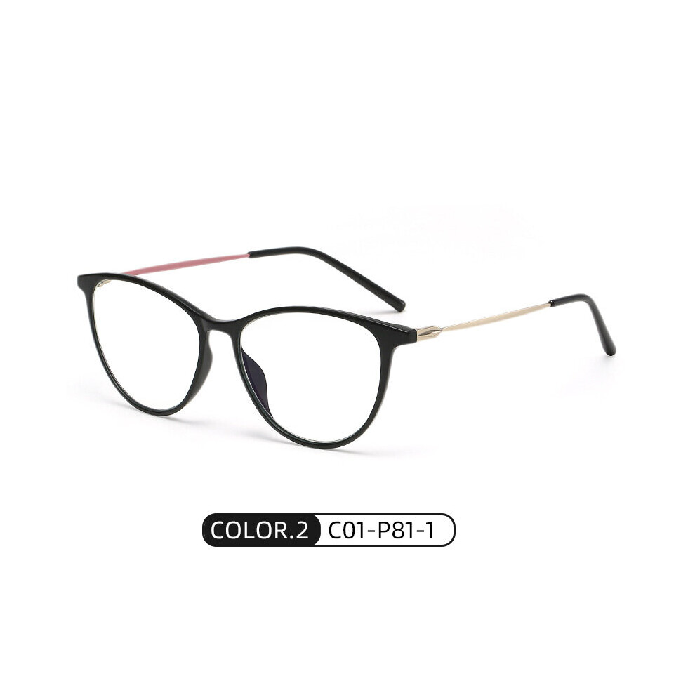 Light Blocking Glasses Frame Prescription Eyeglasses Woman Eyewear Cat Eye Female Optical Frame