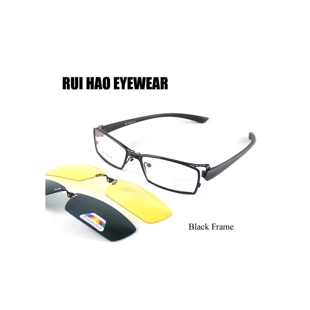 Full Rimless Eyeglasses Frames Optical Eyewear Frame Men Women Spectacles Polarized Sunglasses Clip on Night Vision Glasses