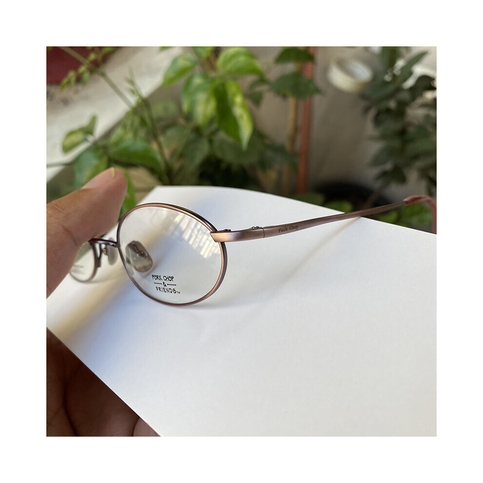 Multicoloured Women Spectacles Reading/Myopia/Presbyopia Pure Titanium Oval