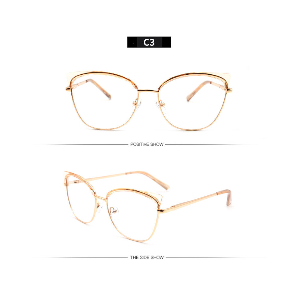 Multicoloured Tr90 Cat Eye Style Women Glasses Frames Optic Glasses Frame Lady Anti Light Myopia Spectacles Hg60061