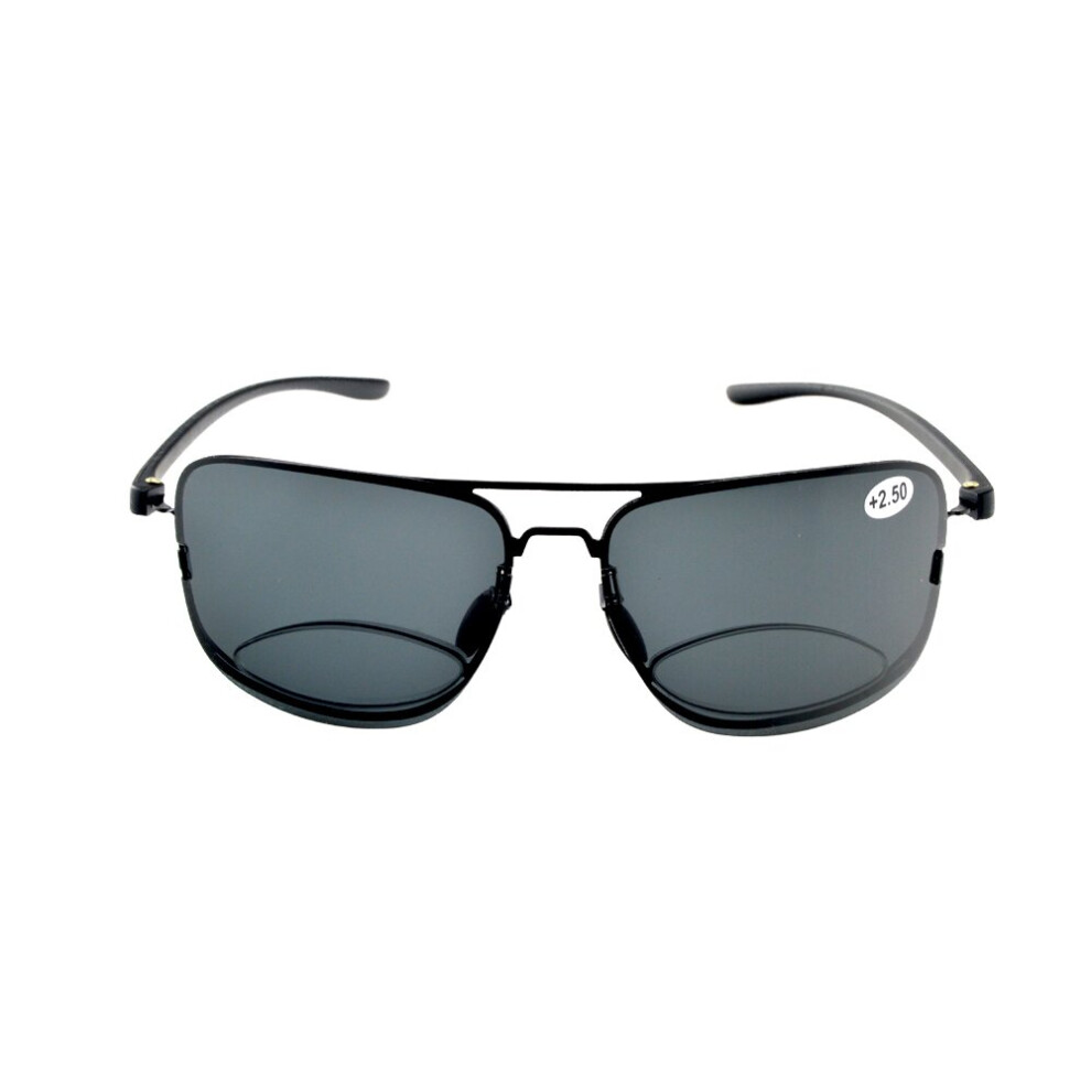 Pilot Frame Lenses See Near and Far Polarized Bifocal Reading SunGlasses +0.75 +1 +1.25 +1.5 +1.75 +2 +2.25 +2.5 To +3.5