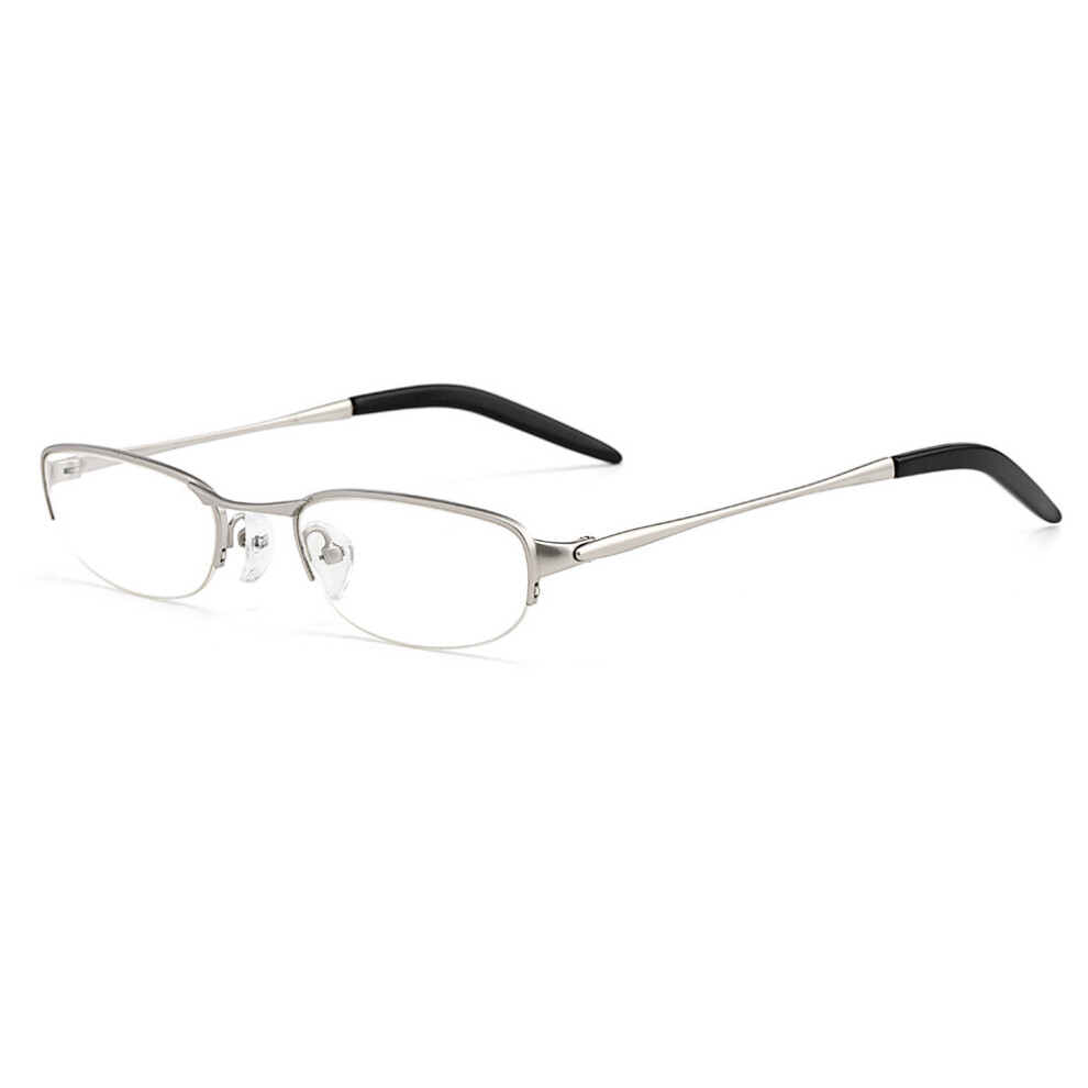 Multicoloured Gmei Optical Semi Rimless Pure Titanium Women Glasses Frame For Prescription Spectacles Optics Eyewear W2008