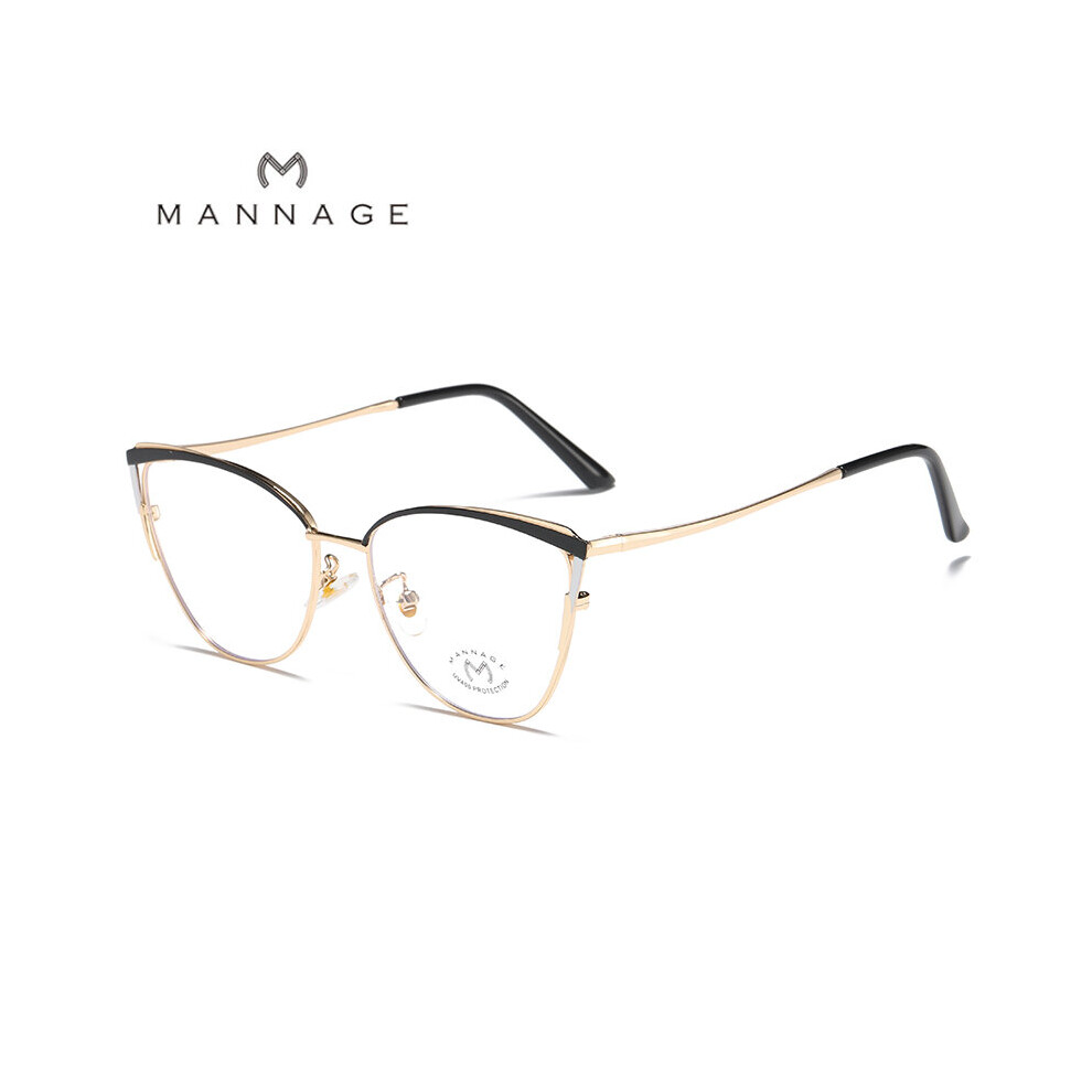 Cat Eye Prescription Glasses Women Anti Light Computer Optical Myopia Eyeglasses